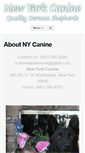 Mobile Screenshot of newyorkcanine.com